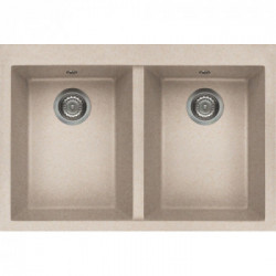 Elleci LGQ34051BTP - Lavello quadra 340, 80X53, 2V, avena