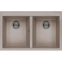 Elleci LGQ35043 - Lavello quadra 350, 79x50, 2V, tortora