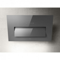Elica BLOOM GR/A/85 - Cappa Aspirante a Parete, Grigio, 750 m³/h, PRF0164462, A