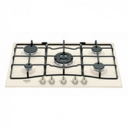 Hotpoint PCN 750 T (OW) R /HA - Piano Cottura a Gas, 5 Fornello(i), 75 cm, Avorio 
