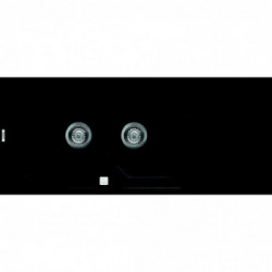 Elleci LGT50040 - Lavello tekno 500, 116X50, 2VG, nero