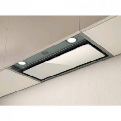 Elica BOX IN PLUS IXGL/A/60 - Cappa Aspirante da Incasso, Inox e Vetro Bianco, 60 cm, PRF0097795, B