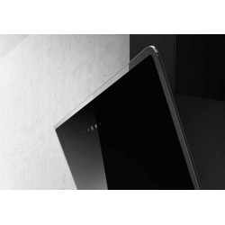 Elica SHIRE BK/A/90 - Cappa Aspirante a Parete, Vetro Nero, 90 cm, PRF0119829, A