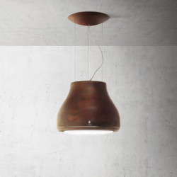 Elica SHINING RU/F/50 RUST - Cappa Filtrante Sospesa, Ruggine, 50 cm, PRF0120528, A
