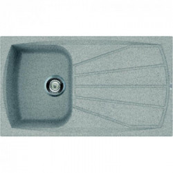 Elleci LGL40055 - Lavello living 400, 86X50, 1VG, grigio pietra