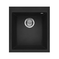 Elleci LGQ10040 - Lavello quadra 100, 41X50, 1V, nero