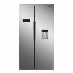 Candy CHSBSO 6174XWD - Frigorifero Ameicano Side-By-Side, 529 Litri, Classe E, Acciaio Inox