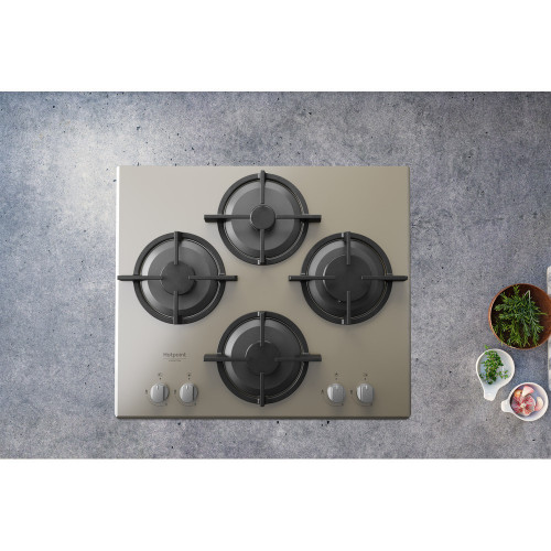 Hotpoint HAGD 61S/CH - Piano Cottura a Gas, 4...