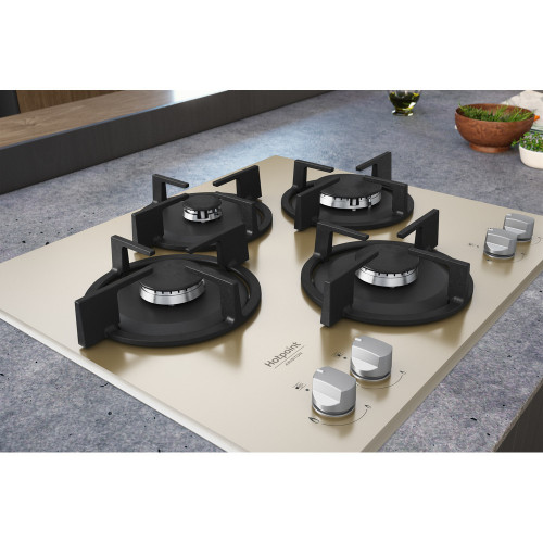 Hotpoint HAGD 61S/CH - Piano Cottura a Gas, 4...