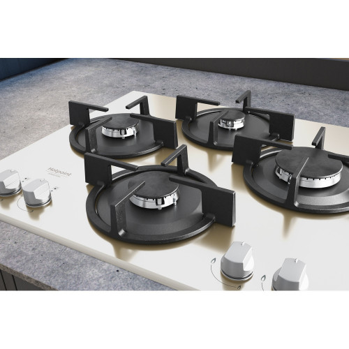 Hotpoint HAGD 61S/CH - Piano Cottura a Gas, 4...