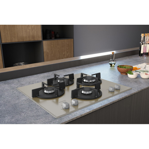 Hotpoint HAGD 61S/CH - Piano Cottura a Gas, 4...