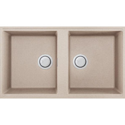 Elleci LGB45051BSO - Lavello best 450, 84x49, 2V, avena sottotop