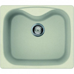 Elleci LGF20062 - Lavello fox 200, 58x50, 1V, bianco antico