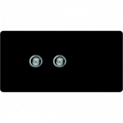 Elleci LGM47554 - Lavello master 475, 100x50, 2VG, nero pietra