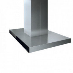 Elica JOY ISLAND BLIX/A/90 - Cappa Aspirante ad Isola, Inox e Vetro Nero, 90x60 cm, PRF0104628, B