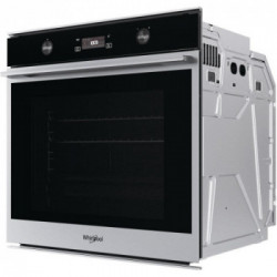 Whirlpool W7 OM5 4S H - Forno da Incasso Autopulente, 6° Senso, Inox, 60 cm, A+