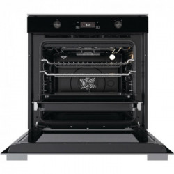 Whirlpool W7 OM5 4S H - Forno da Incasso Autopulente, 6° Senso, Inox, 60 cm, A+