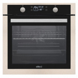 Elleci FGPP60251NS - forno plano plus 60 10 funzioni avena 51 manopole silver