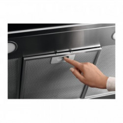 Aeg DPE4941M - Cappa Integrata Totale, Sklok ,90 cm, Motore 210 W 600 m3/h LED, Inox, Classe C