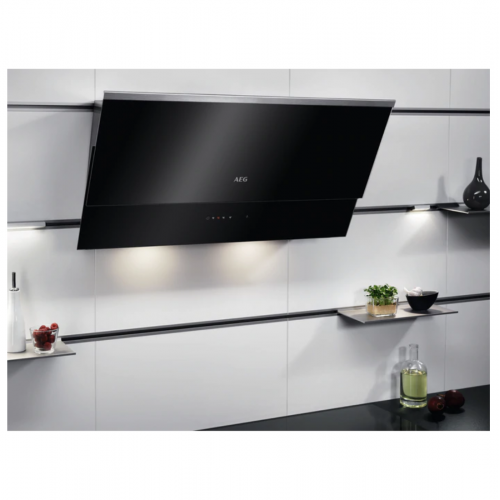 Aeg DVB5860B - Cappa Verticale a Parete, 80 cm,...