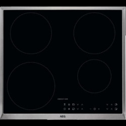 Aeg IKB64303XB - Piano Cottura ad Induzione, Vetroceramica Nero, 4 Zone, 60 cm