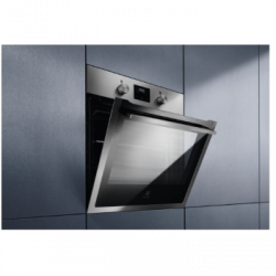 Electrolux KOIGH00X - Forno Elettrico da Incasso, Serie 300, 72 Litri, AquaClean, 60 cm, 2790 W, Acciaio Inossidabile, Classe A