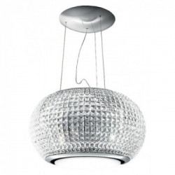 Elica INTERSTELLAR IXWH/F/65 - Cappa Filtrante Sospesa, Vetro, 65 cm, PRF0151808, A