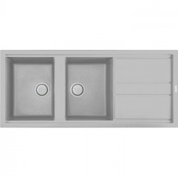 Elleci LMB50079 - Lavello best 500, 116x51, 2VG, aluminium