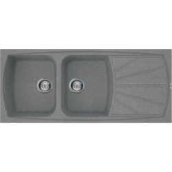 Elleci LML50073 - Lavello living 500, 116X50, 2VG, titanium