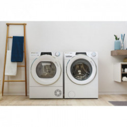 Candy ROE H8A2TCEX-S - Asciugatrice a Caricamento Frontale, 8 Kg, Bianco, Classe A++