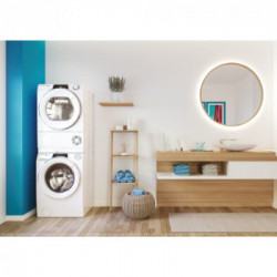 Candy ROE H8A2TCEX-S - Asciugatrice a Caricamento Frontale, 8 Kg, Bianco, Classe A++