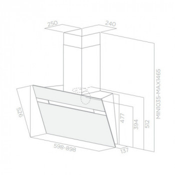 Elica STRIPE WH/A/60 -... 2