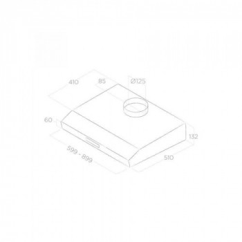 Elica KREA GFA WH/F/90 -... 2