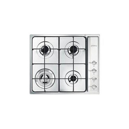 Smeg SR64S - Piano Cottura a Gas, Inox, 60 cm