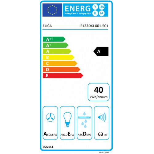 Elica ELITE 35 GRIX/A/90 - Cappa Aspirante ad...