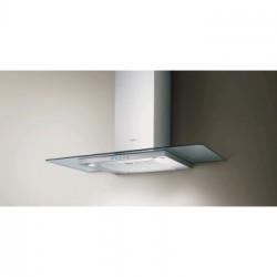 Elica FLAT GLASS IX/A/60 - Cappa Aspirante a Parete, Inox e Vetro, 60 cm, 68516391, D