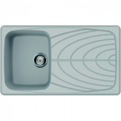 Elleci LMM40079 - Lavello master 400, 86x50, 1VG, aluminium