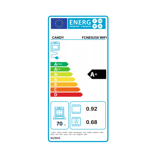 Candy FCNE625X WIFI - Forno Elettrico da...