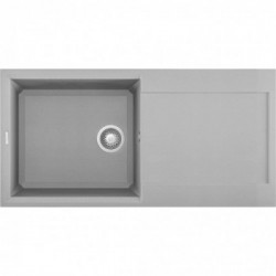Elleci LMY48079 - Lavello easy 480, 100X50, 1VG, aluminium