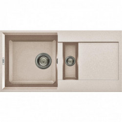 Elleci LGY42551 - Lavello easy 425, 86x43,5, 2VG, avena