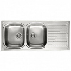 Elleci LIK500SACDX - Lavello inox SKY, 500, 116X50, 2vg dx satinato