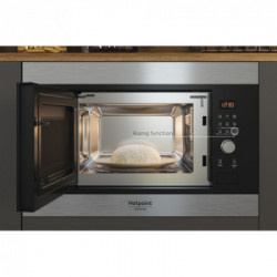 Hotpoint MF20G IX HA - Forno a Microonde da Incasso con Grill, 20 Litri, 800 Watt