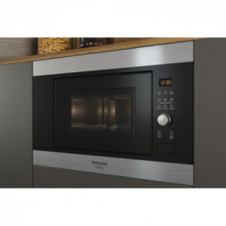 Hotpoint MF20G IX HA - Forno a Microonde da Incasso con Grill, 20 Litri, 800 Watt
