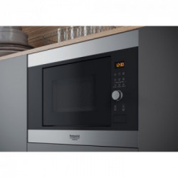 Hotpoint MF20G IX HA - Forno a Microonde da Incasso con Grill, 20 Litri, 800 Watt