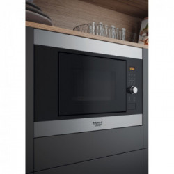 Hotpoint MF20G IX HA - Forno a Microonde da Incasso con Grill, 20 Litri, 800 Watt