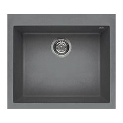 Elleci LMQ10573 - Lavello quadra 105, 57x50, 1V, titanium