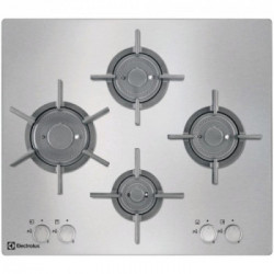 Electrolux PQF645UOX - Piano Cottura a Gas, 4 Fuochi, 60 cm