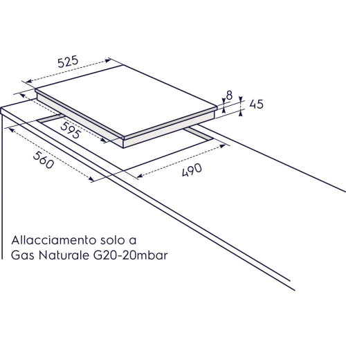 Electrolux PQF645UOX - Piano Cottura a Gas, 4...