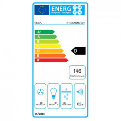 Elica KUADRA ISLAND IX/A/60 - Cappa Aspirante ad Isola, Inox, 60x43 cm, PRF0007028, D