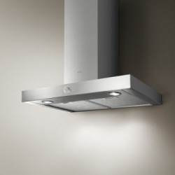 Elica LOL IX/A/90 - Cappa Aspirante a Parete, Inox, 90 cm, PRF0097323, A